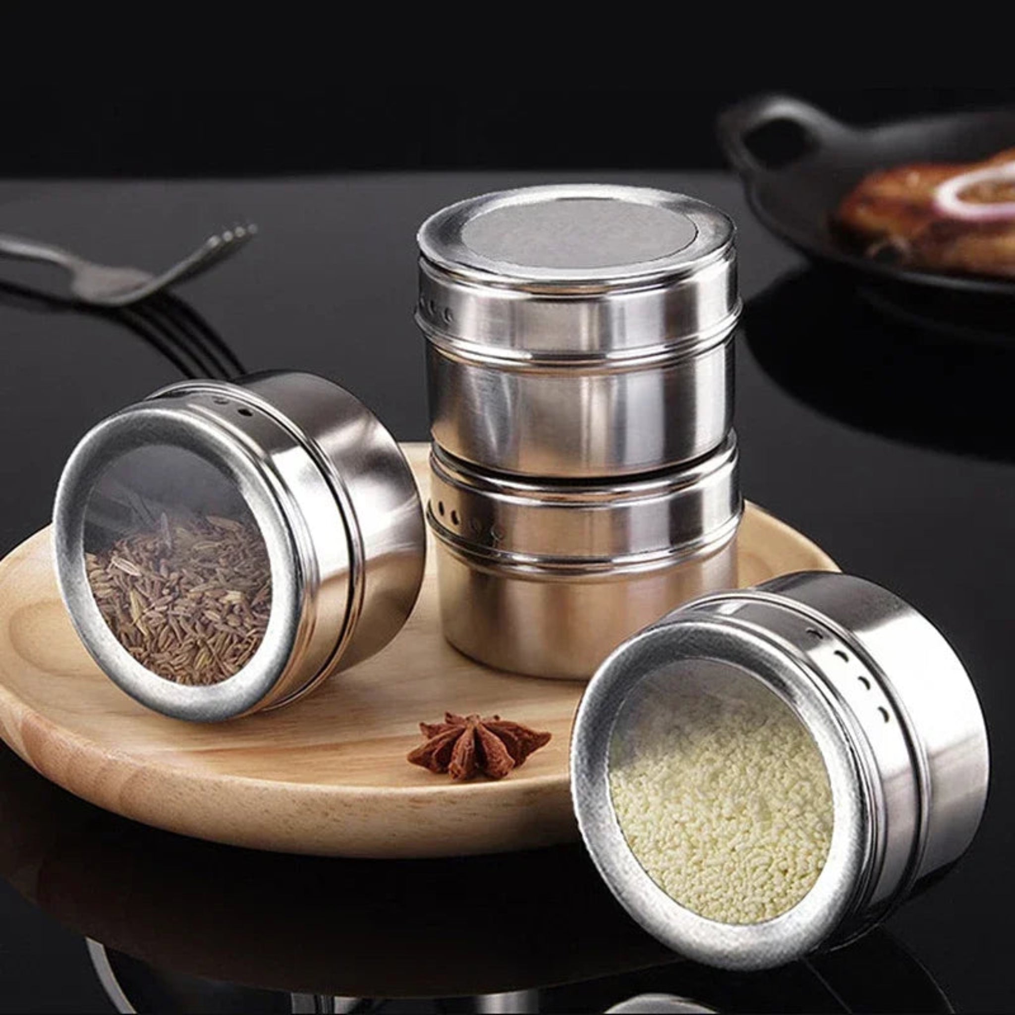 Magnetic Spice Jars