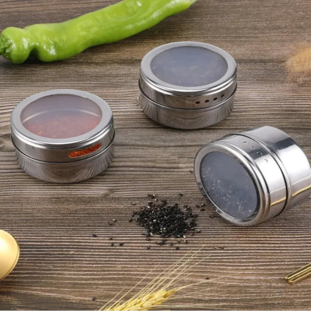 Magnetic Spice Jars