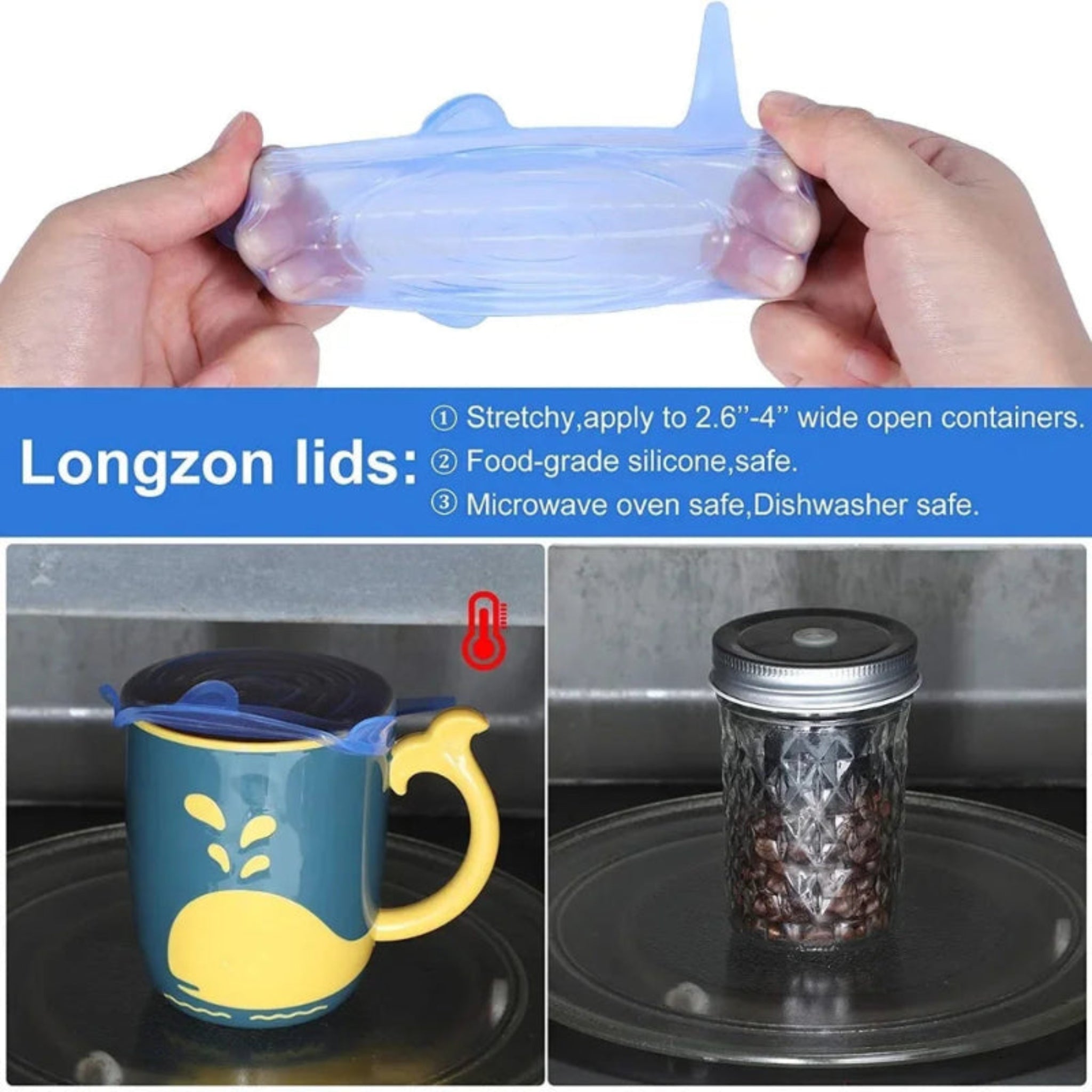 Silicone Stretch Lids