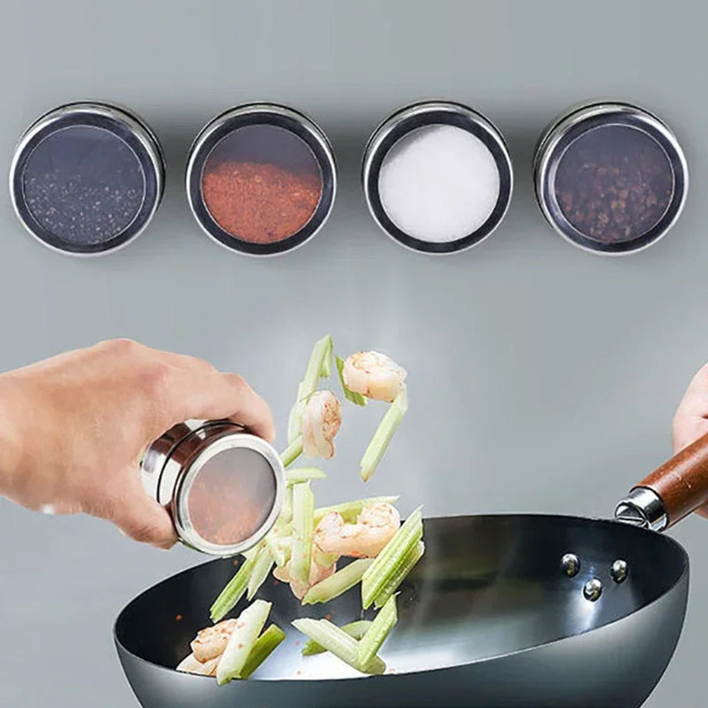Magnetic Spice Jars