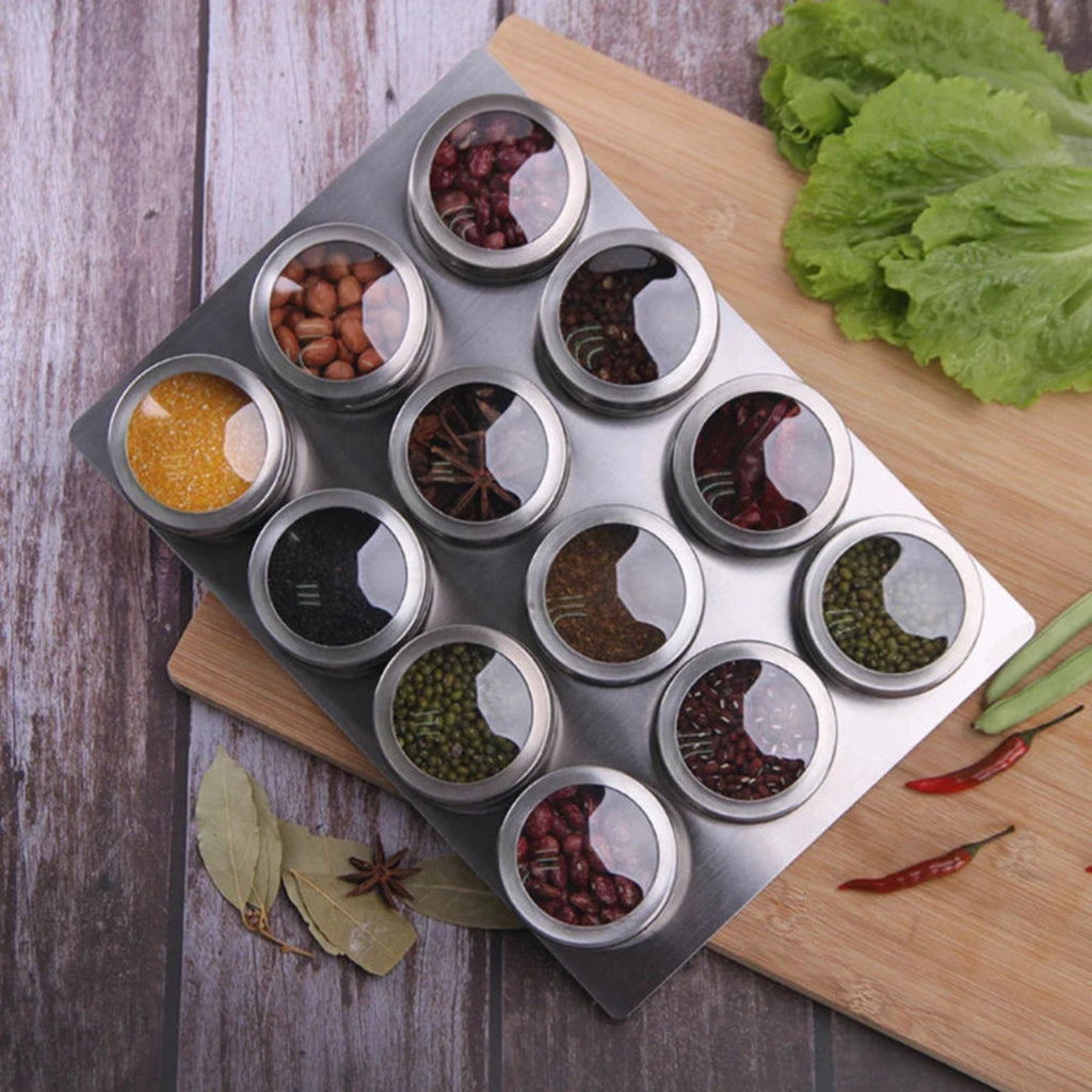 Magnetic Spice Jars