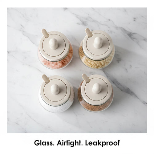 Glass Condiment Containers